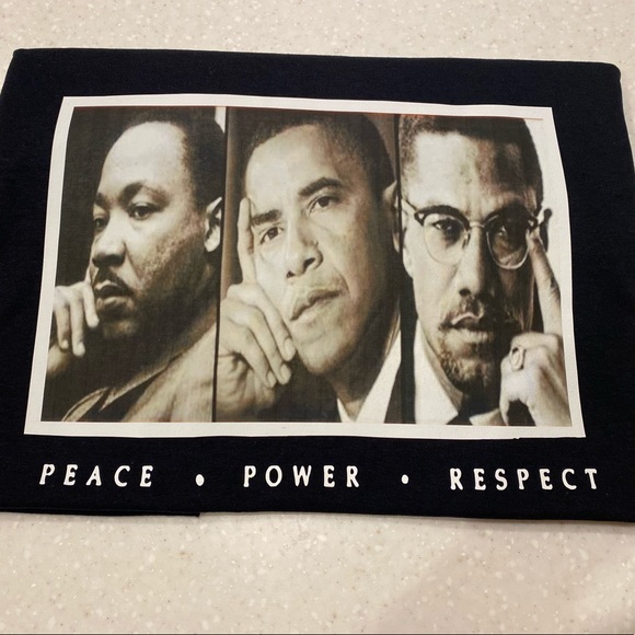 New unisex “ Peace, Power, Respect “ tee - Picture 4 of 6